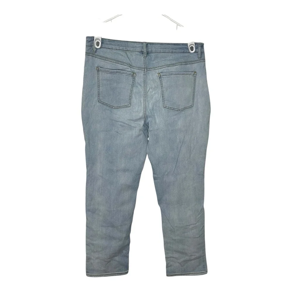 EST 1946 Denim 8 Blue Jeans Distressed Ripped Straight Leg Casual Streetwear